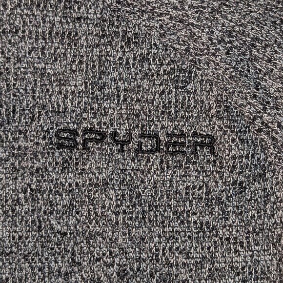 Spyder Bandit 1/2 Zip Knit-Fleece Lined Pullover - Picture 5 of 9